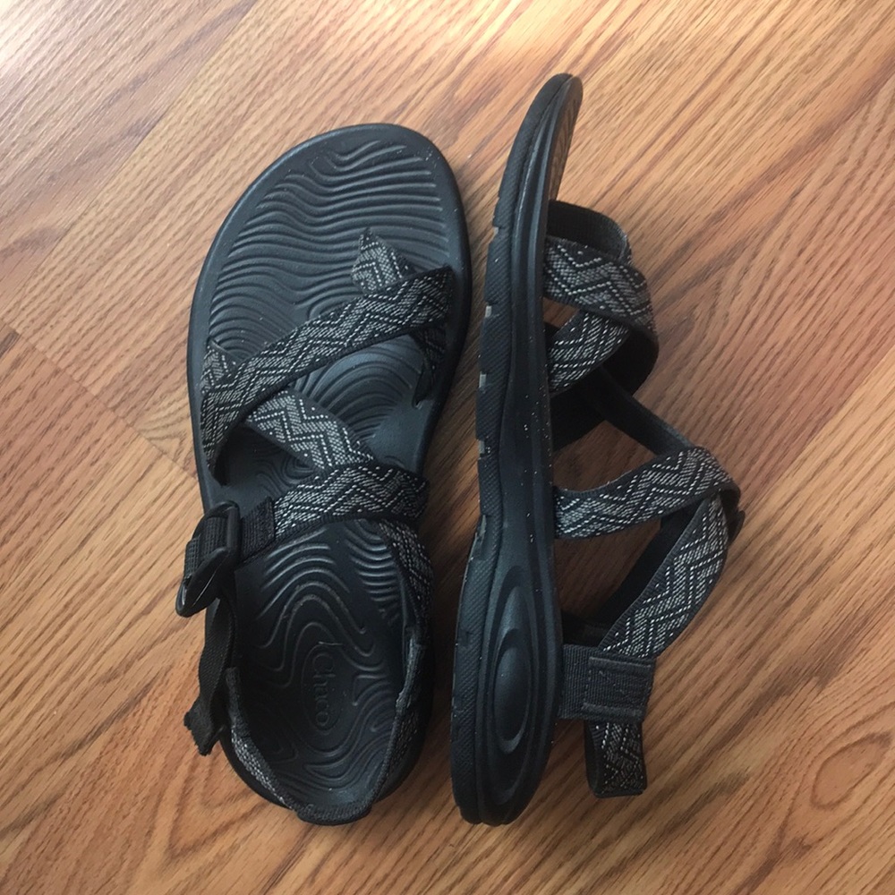 Black Chaco sandals, women’s size 8